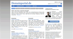 Desktop Screenshot of domainportal.de